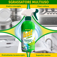 Carica l'immagine nel visualizzatore di Gallery, Last al limone - Sgrassatore Ultra Power, Azione Rapida, Contro il Grasso Ostinato, Piatti e Superfici Cucina, Profumo a