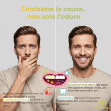 Carica l'immagine nel visualizzatore di Gallery, Combatti l'Alitosi - 90 Pastiglie vegane per l'Igiene Orale senza Collutorio né Puliscilingua - Alito Fresco - Colture B