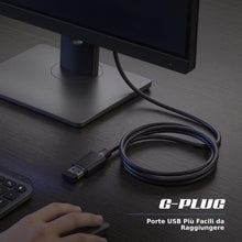 Carica l'immagine nel visualizzatore di Gallery, G-PLUG Cavo Prolunga USB 3.0 da 2m, USB-A Maschio a Femmina, 5 Gbps