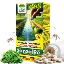 Carica l'immagine nel visualizzatore di Gallery, Albagarden Larvicida Zanzare Pastiglie 40 g, per Giardino Disinfestazione Pozzetti Tombini e Acqua Stagnante, Protezione