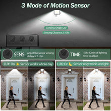 Carica l'immagine nel visualizzatore di Gallery, Faretto LED Esterno con Sensore di Movimento 50W 5000LM 1 Pezzi