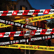 Carica l'immagine nel visualizzatore di Gallery, DPKOW Scena del Crimine Nastro Halloween Decorazioni Esterno Giardino