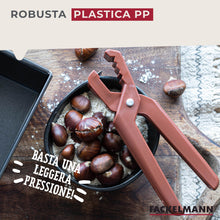 Carica l'immagine nel visualizzatore di Gallery, Fackelmann Taglia castagne, per tagliare e sbucciare facilmente, materiale in plastica alimentare con lame in acciaio in
