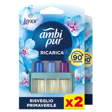 Carica l'immagine nel visualizzatore di Gallery, Ambi Pur 3Volution Profumatore Elettrico, 2 Ricariche, Lenor Risveglio