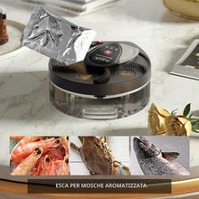 Carica l'immagine nel visualizzatore di Gallery, MAGIC SELECT Acchiappamosche Elettrico Girevole 360° con USB, Nero