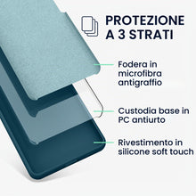 Carica l'immagine nel visualizzatore di Gallery, kwmobile Cover per Motorola Moto G84 5G Custodia - Back Case per Smartphone in Silicone TPU - Protezione Gommata - petro
