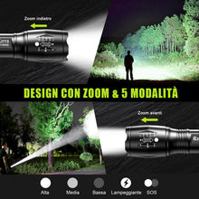 Carica l'immagine nel visualizzatore di Gallery, REHKITTZ Torce LED, [Confezione da 2], 2000 Lumen, Super Luminose