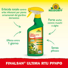 Carica l'immagine nel visualizzatore di Gallery, Neudorff Finalsan Ultima RTU PFnPO – Diserbante totale contro erbacce, erbe, alghe e muschi. Visibilmente efficace in un