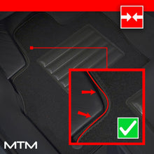 Carica l'immagine nel visualizzatore di Gallery, MTM SP-4282 Tappetini su Misura in Velluto per Peugeot 208 / 2008 I 04.2013-12.2019