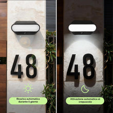 Carica l'immagine nel visualizzatore di Gallery, auralab Luci Solari Esterno con Sensore di Movimento, Batteria 2000 mAh Sostituibile, Luci di Sicurezza, Impermeabile IP