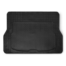 Carica l'immagine nel visualizzatore di Gallery, Amazon Basics - Tappetino per bagagliaio, adatto a tutte le condizioni atmosferiche, tagliabile su misura, Nero, 132.8 x