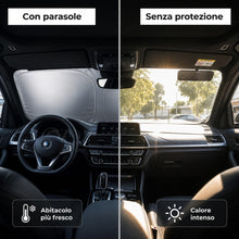 Carica l'immagine nel visualizzatore di Gallery, PRISMAL Parasole Auto Parabrezza Interno - Protezione UV e Anti Calore - Tendina Parasole Pieghevole Universale - Copri 