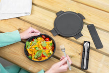 Carica l'immagine nel visualizzatore di Gallery, Brabantia Make &amp; Take Set Posate con Custodia, Dark Grey