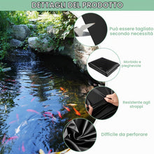 Carica l'immagine nel visualizzatore di Gallery, Telo per Laghetto da Giardino, Teli per Laghetto, Tela Impermeabile per Stagni, Stagno Pieghevole Tessuto Morbido, Rives