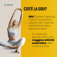 Carica l'immagine nel visualizzatore di Gallery, Bromelina 5000 GDU/g con Tarassaco – Integratore Alimentare con Bromelina