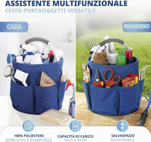 Carica l'immagine nel visualizzatore di Gallery, Wenko Contenitore per Utensili per la Pulizia, Blu, 4 cm