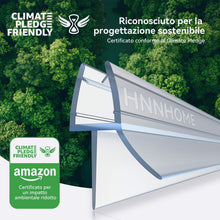 Carica l'immagine nel visualizzatore di Gallery, HNNHOME Guarnizione Doccia Sottoporta Box Doccia Vetro 4-6mm Gap 18mm, 87cm