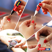 Carica l'immagine nel visualizzatore di Gallery, Loctite Super Attak Plastica, Colla per plastica istantanea, 2 g + 4 ml