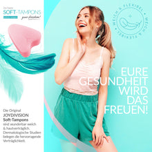 Carica l'immagine nel visualizzatore di Gallery, JOYDIVISION Soft-Tampons normal | 10 pezzi | tamponi senza filo per sport, nuoto e spa | spugnette mestruali ultra soft 