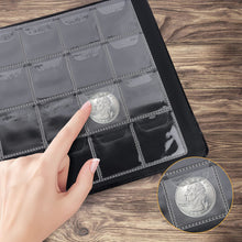 Carica l'immagine nel visualizzatore di Gallery, talifoca Album della Collezione di Monete, 240 Tasche Raccoglitore per Collezionisti, Raccolta Album Libro, Porta Monete - Nero