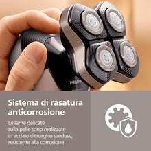 Carica l'immagine nel visualizzatore di Gallery, Testine di ricambio originali Philips Compatibili con i modelli Philips Head Shaver Pro HS5980, HS7980 e HS9980, lame au