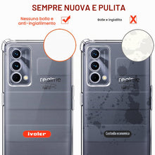 Carica l'immagine nel visualizzatore di Gallery, iVoler Cover per Realme GT Master Edition, Custodia Trasparente per Assorbimento Degli Urti con Paraurti in TPU Morbido,