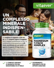 Carica l'immagine nel visualizzatore di Gallery, vit4ever Complesso di Magnesio - 240 Capsule - Alto dosaggio - Lab Testato