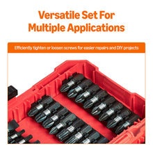 Carica l'immagine nel visualizzatore di Gallery, Amazon Basics Set di punte per avvitatore a percussione, a croce, a taglio e Torx, confezione da 42 pezzi, Taglia Unica
