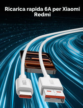 Carica l'immagine nel visualizzatore di Gallery, iMangoo 120W Cavo USB C intrecciato per Redmi Note 15/14/13/12/11/10Pro 2m