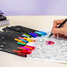 Carica l'immagine nel visualizzatore di Gallery, BIC Intensity Up, Set Disegno &amp; Scrittura a Colori, Pennarelli Punta Media (0,8mm) per Libri da Colorare, Disegno e Appunti, Set da 24 Unità, Cancelleria Scuola