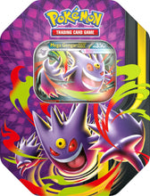 Carica l'immagine nel visualizzatore di Gallery, Pokémon: scatola da collezione Mega Chiarodiluna - Mega Gengar-Ex del GCC Pokémon (4 buste di espansione e 1 carta promo