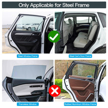 Carica l'immagine nel visualizzatore di Gallery, ZATOOTO Parasole de Auto (4 Pezzi), Tendine Auto Magnetiche per Bloccare Raggi UV e Calore