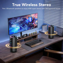 Carica l'immagine nel visualizzatore di Gallery, Cassa Bluetooth 5.4 Potente 20W, Doppio Driver Basso, 20H Autonomia, Casse Bluetooth Portatile con 2 EQ Modalità+Display