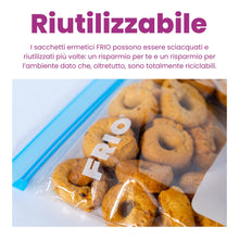 Carica l'immagine nel visualizzatore di Gallery, FRIO 65 Sacchetti Ermetici per Alimenti Assortiti 2-4-6 L Doppia Zip