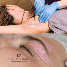 Carica l'immagine nel visualizzatore di Gallery, Cera depilatoria per microonde - morbida e cremosa - per pelli sensibili - efficace su peli molto corti - uso viso e cor