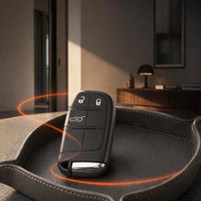 Carica l'immagine nel visualizzatore di Gallery, Guscio Chiave Auto per Jeep Renegade per Fiat 500X, 1 Pezzo Custodia Sostitutiva con Kit Attrezzi (Nero)