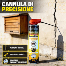 Carica l'immagine nel visualizzatore di Gallery, Sandokan, Insetticida Spray Vespe e Calabroni 400ml, Spray Vespe Lunga Gittata con Cannula di Precisione per Nidi, Azion