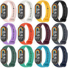 Carica l'immagine nel visualizzatore di Gallery, BDIG 12 Pezzi Cinturino Compatibile con Xiaomi Mi Band 10/9/8,Cinturino di Ricambio per Orologio in Silicone Morbido Col