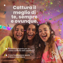 Carica l'immagine nel visualizzatore di Gallery, OCTOBUDDY Mirror - Selfie e Video Senza Mani - 66 x 99 mm, Rosa Gessetto