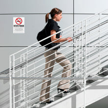 Carica l'immagine nel visualizzatore di Gallery, 2 Adesivi VIETATO FUMARE Grandi con Normativa | Dimensioni cm 15x21 | No Smoking | Divieto di Fumo | Adesivo Resistente 