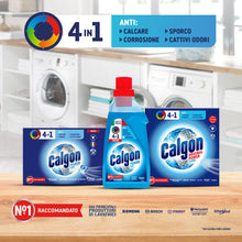 Carica l'immagine nel visualizzatore di Gallery, Calgon Power Gel 4 in 1 per Capi Morbidi, 1 Confezioni da 2.25l di Anticalcare per Lavatrici, Additivo per una Protezion