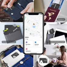 Carica l'immagine nel visualizzatore di Gallery, ATUVOS Air Tag Card Wallet Tracker Thin 1.6mm, Smart Tag compatibile con Apple Dov'è APP (solo iOS, Android non supporta