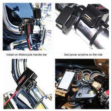 Carica l'immagine nel visualizzatore di Gallery, MOTOPOWER MP0609A 3.1Amp Moto USB Charger Kit per Telefono, GPS o Sport Camera