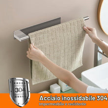 Carica l'immagine nel visualizzatore di Gallery, Ibergrif M34453A Portasciugamani Adesivo
