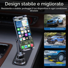 Carica l'immagine nel visualizzatore di Gallery, Cup Holder Telefono Tablet Mount per Auto, Camion, Supporto girevole a 360° e braccio regolabile, compatibile con iPad d