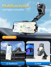 Carica l'immagine nel visualizzatore di Gallery, Porta Cellulare da Auto [Super potenza di aspirazione] Supporto Cellulare Auto Ventosa per Cruscotto/Parabrezza,360° di 