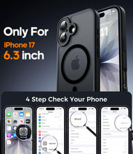 Carica l'immagine nel visualizzatore di Gallery, FLLAO Magnetica Cover per iPhone 17, Nero