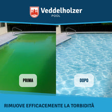 Carica l'immagine nel visualizzatore di Gallery, Veddelholzer 0,5 litri Pool Clear. Cristallino per piscina, idromassaggio e piscina per bambini. contro l'intorbidimento