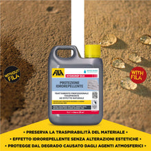 Carica l'immagine nel visualizzatore di Gallery, Fila Surface Care Solutions Hydrorep ECO Idrorepellente per Pietra e Cemento, Cotto, Mattoni Faccia Vista, Intonaco, Tuf