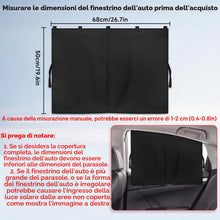 Carica l'immagine nel visualizzatore di Gallery, DIZA100 Tendine Parasole Auto Bambini, 2 Pezzi, Tenda Magnetica per Auto a Doppio Strato, Parabrezza Finestrino Laterale